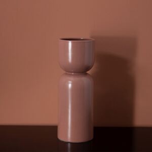 Vaza ceramica, maro, 27cm