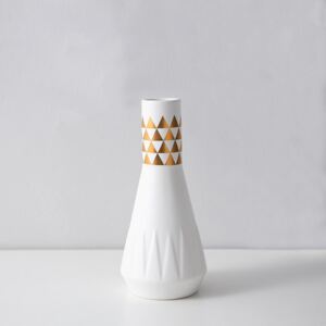 Vaza alba, ceramica, 23cm