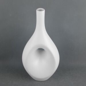 Vaza moderna ceramica, alba, Jarla