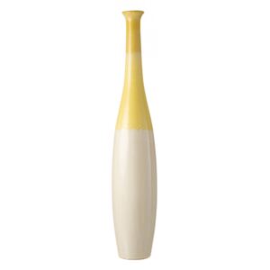 Vaza alba/galbena din ceramica 99 cm Fluo J-Line