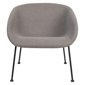 Fotoliu gri Lounge Chair Feston Fab Grey | ZUIVER