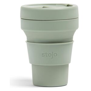 Cană pliabilă Stojo Pocket Cup Sage, 355 ml, verde