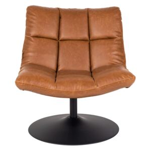Fotoliu din piele ecologica Lounge Chair Bar Vintage Brown | DUTCHBONE