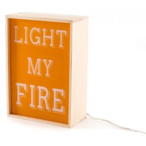 Veioză Lighting Box, LIGHT MY FIRE | I HAVE A DREAM | HAPPYNEST
